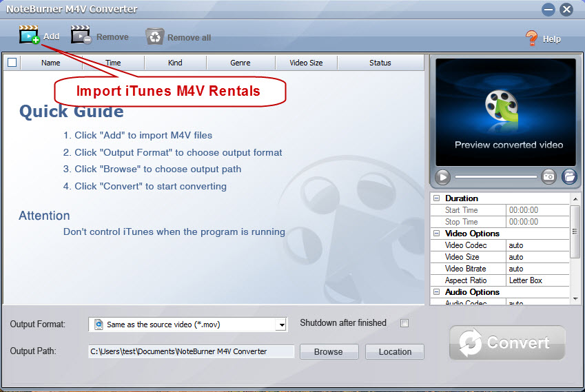 Itunes Rental