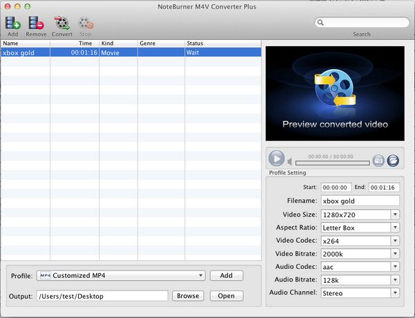 How to Convert iTunes 1080p/720p HD M4V Movies to MP4