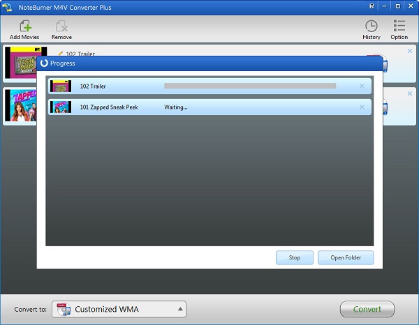 convert m4v to wma