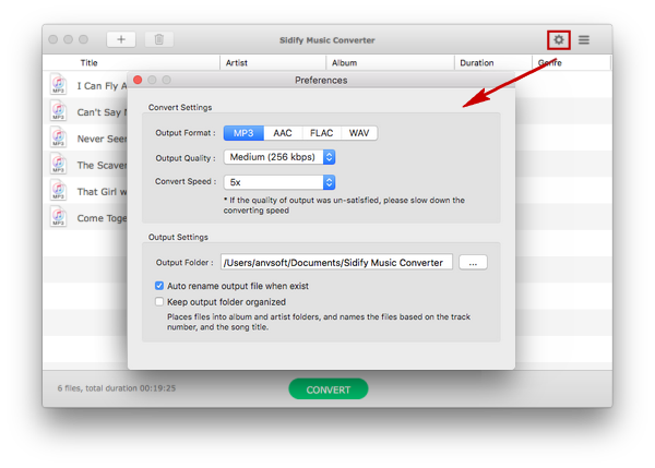 custom setting