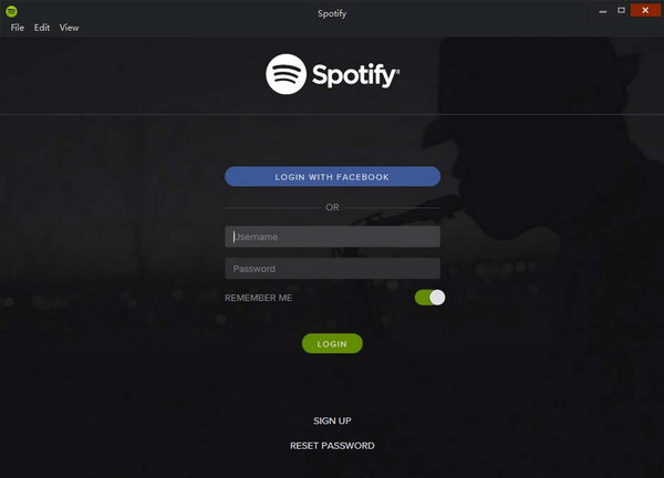 spotify register