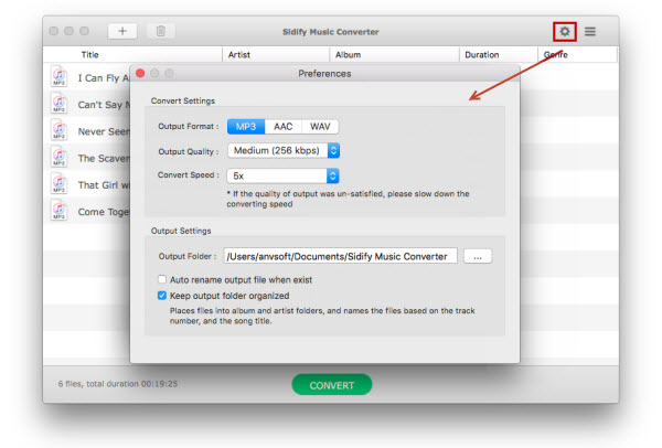 custom setting
