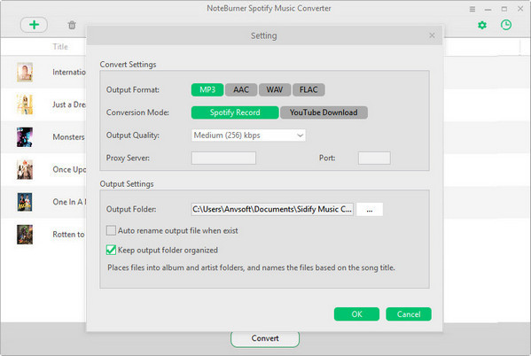 start conversion