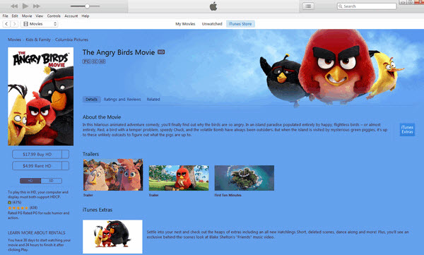 the Angry Birds