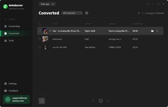 Find Converted Tidal Podcast