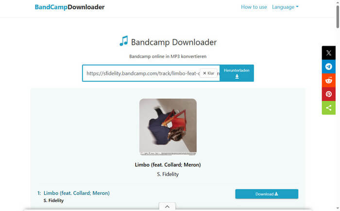 Online BandCamp Downloader