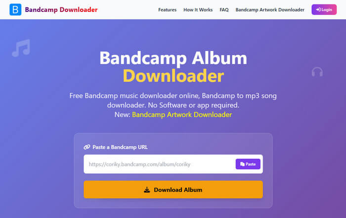Bandcamp Album Downloader
