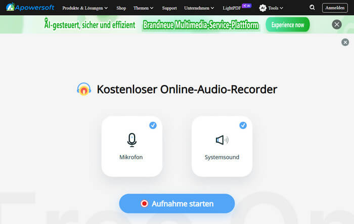 Apowersoft Deezer Downloader Online