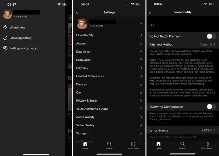 EeveeSpotify IPA downloaden & installieren