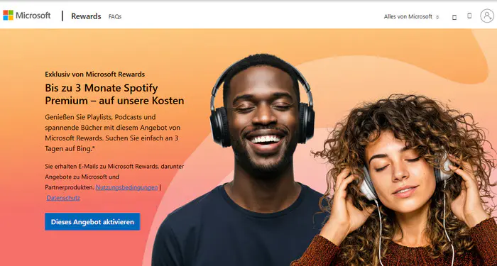Spotify Premium 3 Monate gratis bei Microsoft bekommen