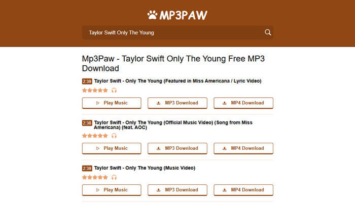 Myfreemp3 Alternative MP3PAW