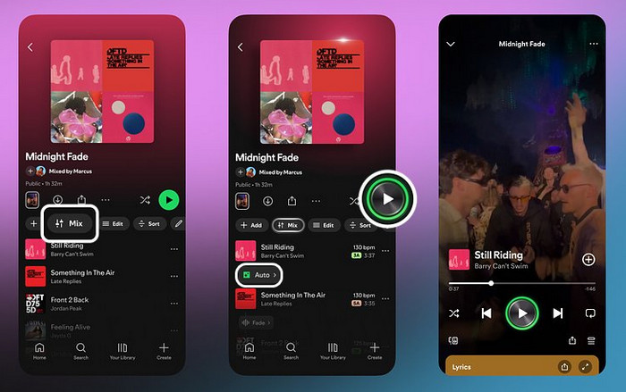 Neuer Mix-Modus bei Spotify