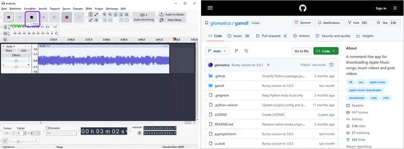Open-Source Downloader und Recorder