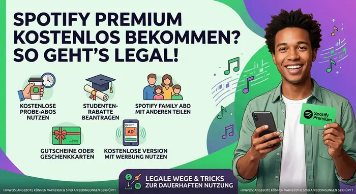 Spotify Premium kostenlos bekommen
