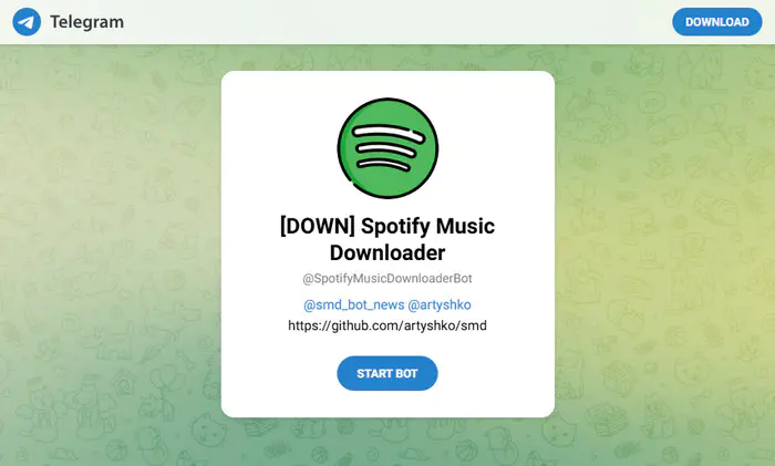 Spotify Telegram-Bot