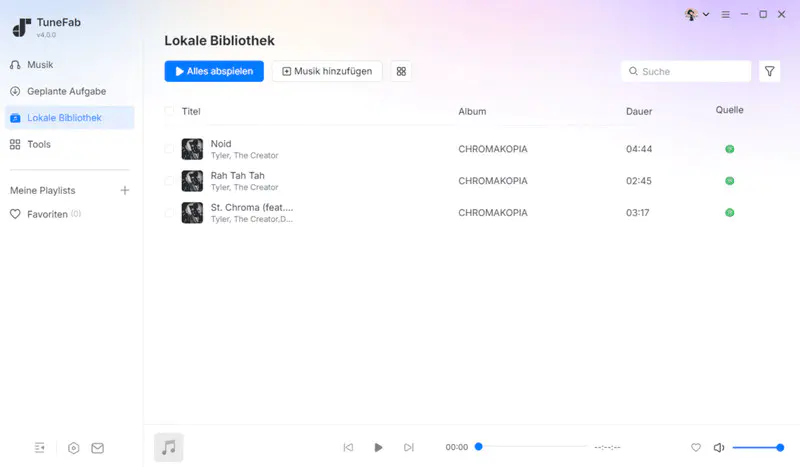 Spotify-Downloads checken