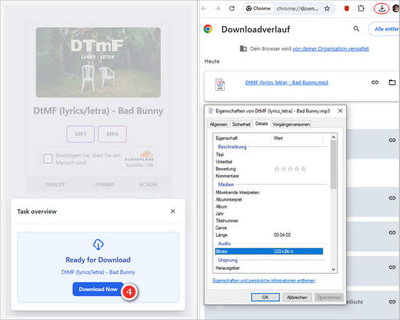 YTMP3 YouTube Downloads checken