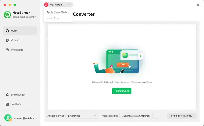 Apple Music Converter starten