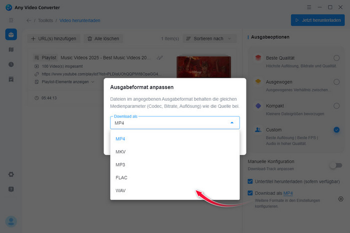 YouTube Audio Download