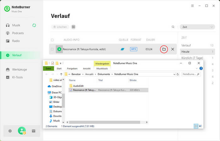 Bandcamp MP3 Dowmloads checken
