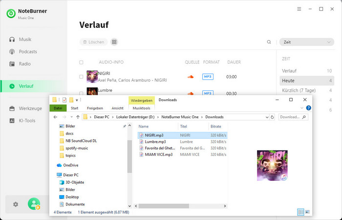 SoundCloud MP3 Downloads checken