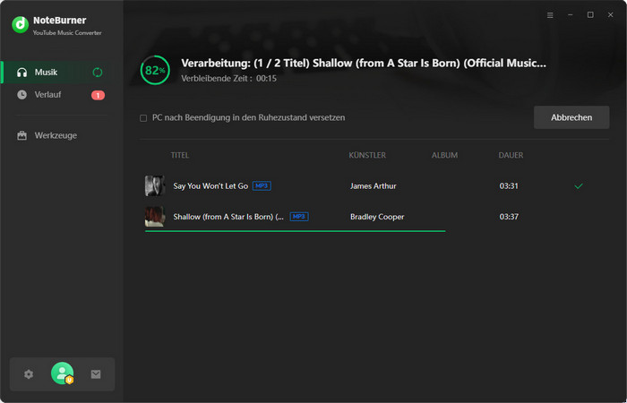 YouTube-Musik als MP3 downloaden