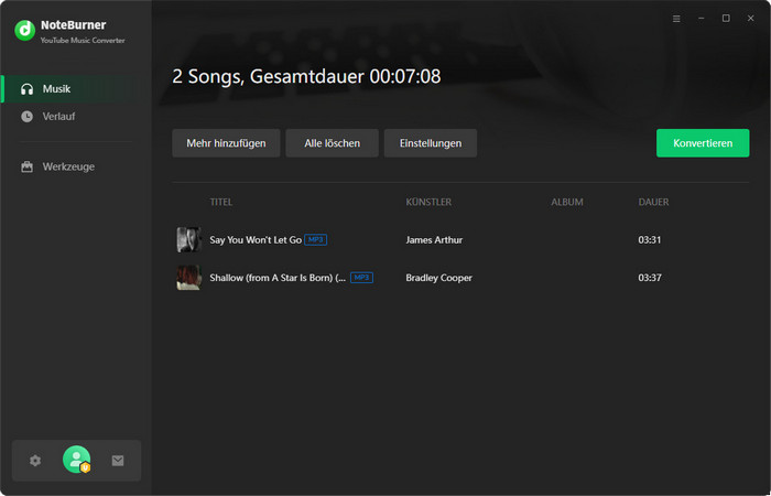 YouTube Musik herunterladen