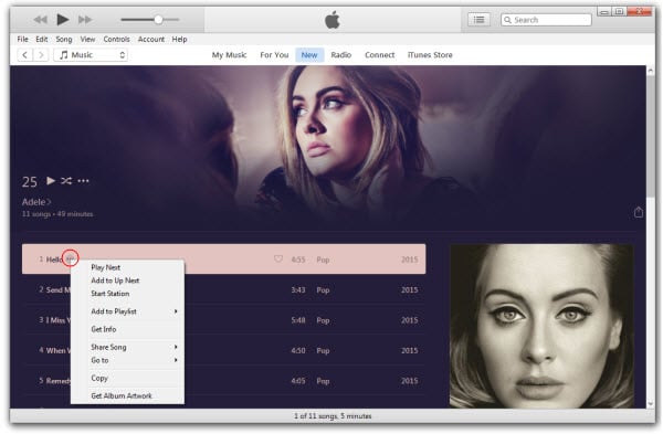 Adele 25 on Apple Music