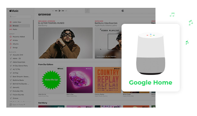 amazon music on google home mini