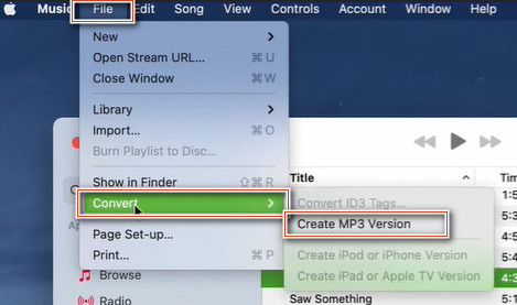 convert itunes to mp3