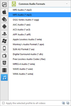 Convert AAC to MP3