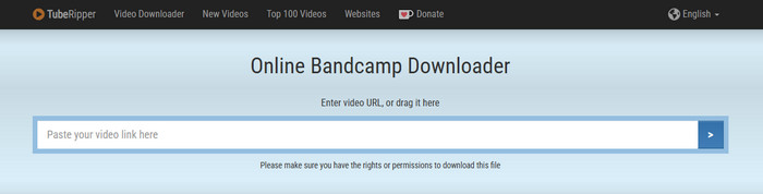 TubeRipper Bandcamp Downloader