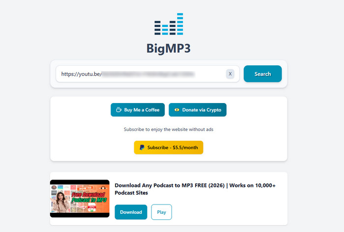 how to download mp3 from bigmp3