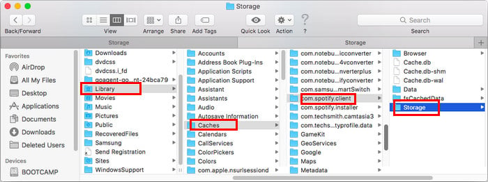 Delete Spotify Cache on Mac