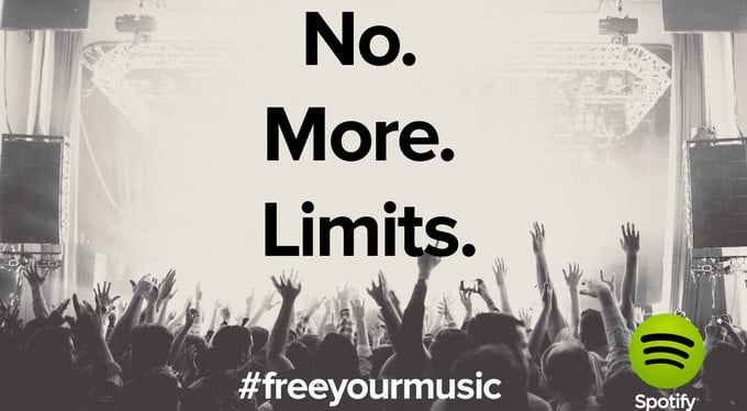 spotify music without limits