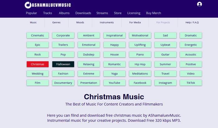 AshamaluevMusic Christmas Instrumental