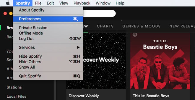 add music to spotify mac