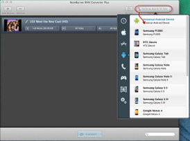 Choose output mac