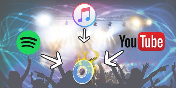 Burn Apple Music, Spotify and YouTube music to CD