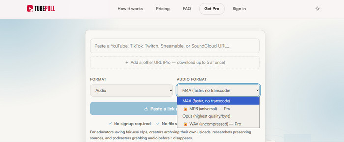 TubePull Mixcloud Downloader Online
