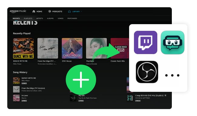 Add  Music to Twitch, Streamlabs, OBS, and Others