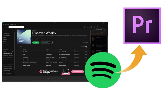 Add Spotify Music to Premiere Pro