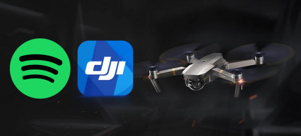 add spotify to dji video