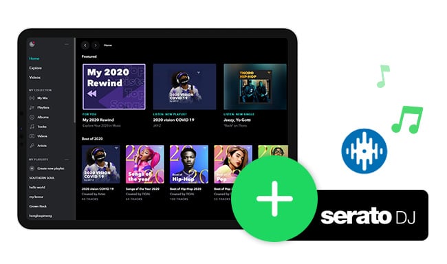 tidal to serato dj