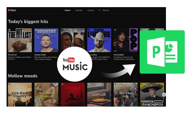 add youtube music to powerpoint