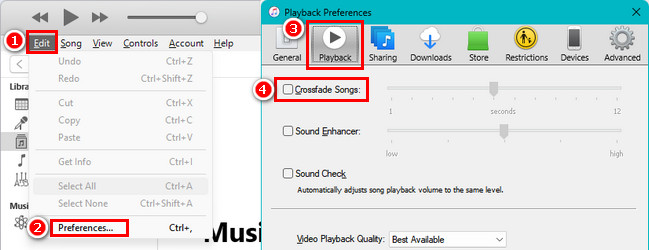 Crossfade on Windows