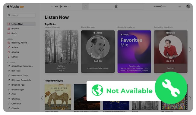 solution to apple music is not availabe in your region