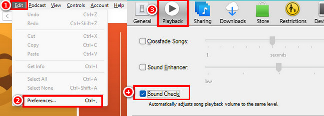 Apple Music Sound Check on Windows
