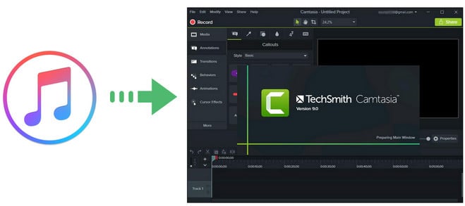 Add Apple Music to Camtasia Video