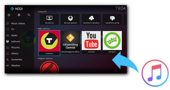 Add Apple Music to kodi
